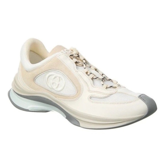 Authentic Women's Gucci Size 36 Run Premiem Suede Mesh Sneakers